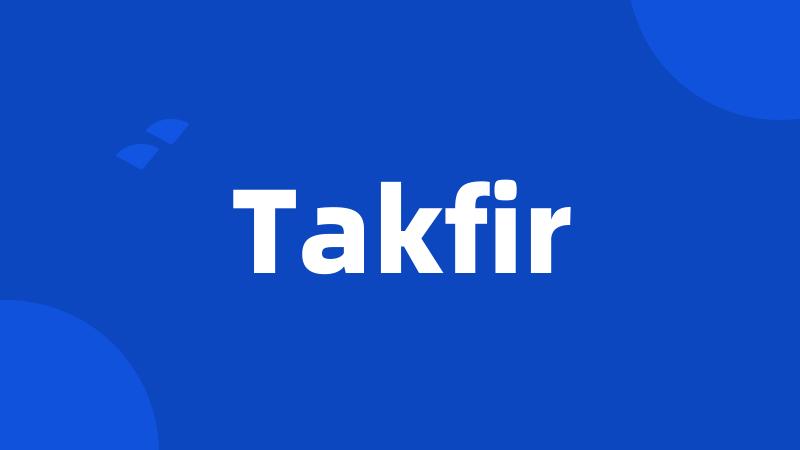 Takfir