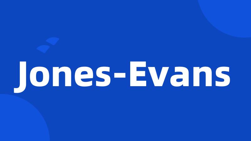 Jones-Evans