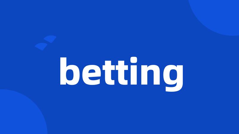 betting