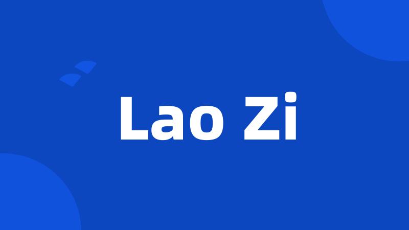 Lao Zi