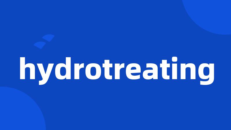 hydrotreating