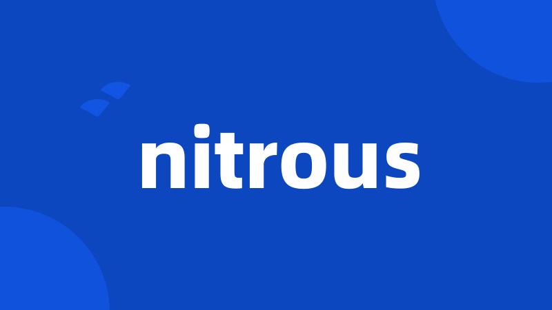 nitrous