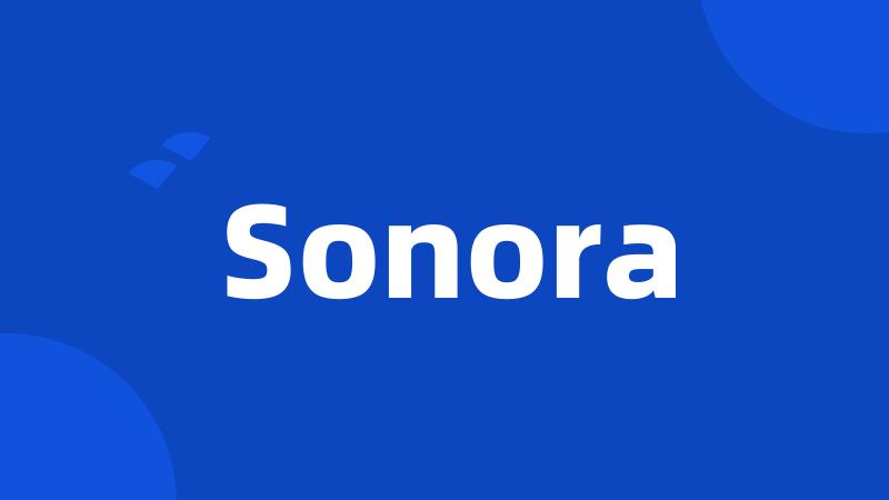 Sonora