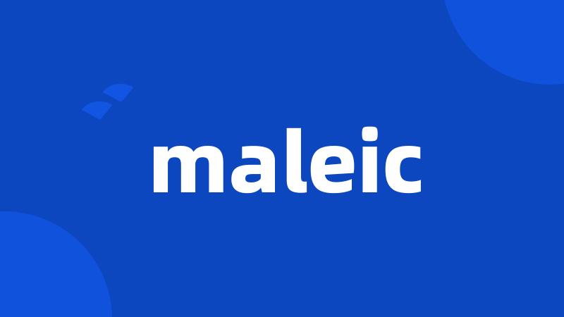 maleic