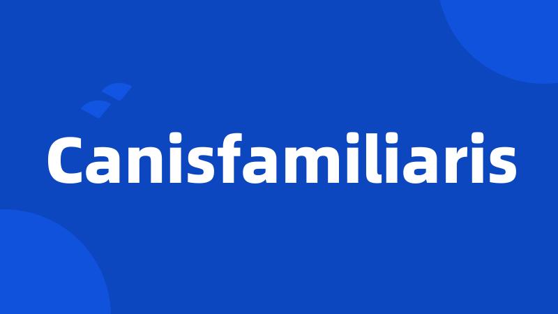 Canisfamiliaris