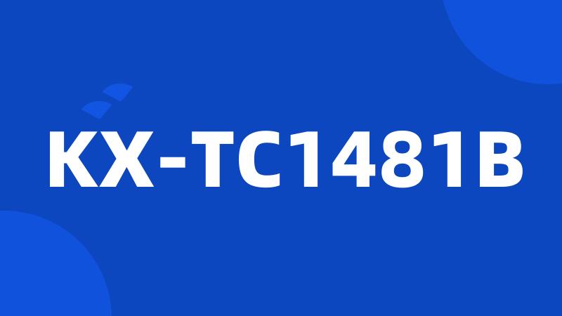 KX-TC1481B