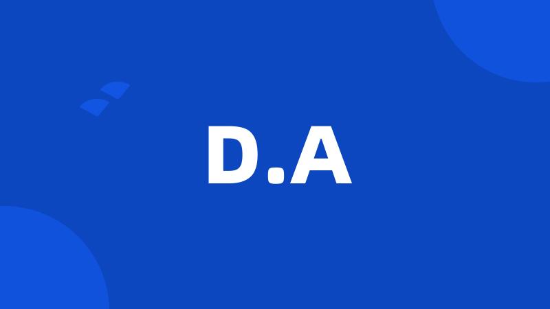 D.A