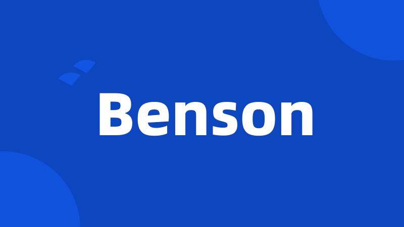 Benson