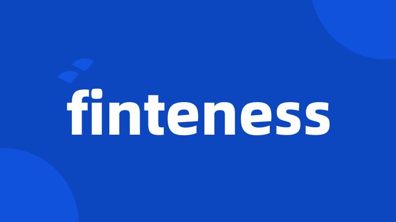 finteness