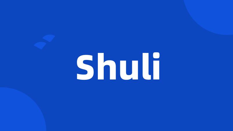 Shuli