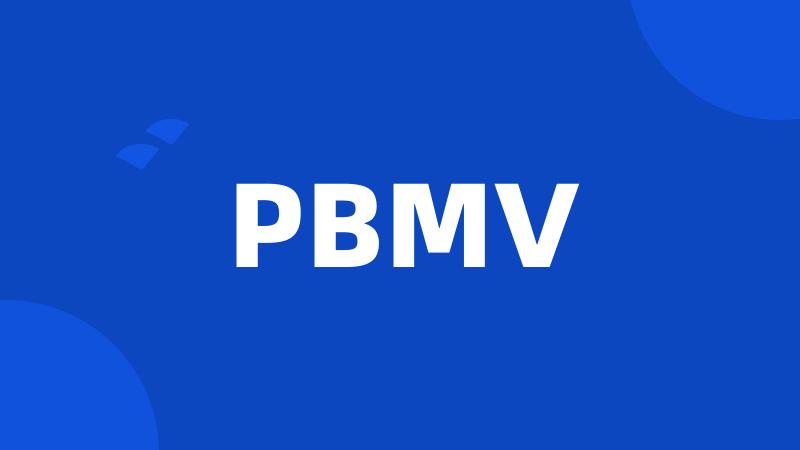 PBMV