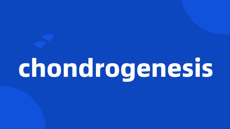 chondrogenesis