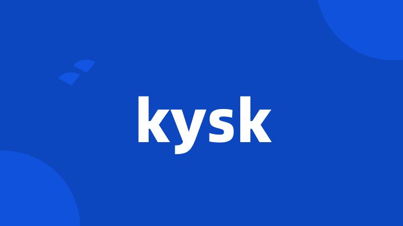 kysk