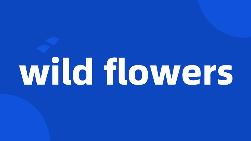 wild flowers