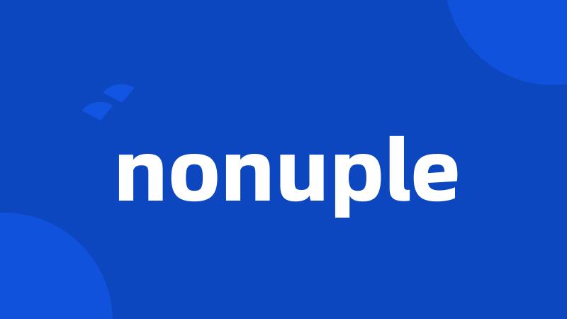 nonuple