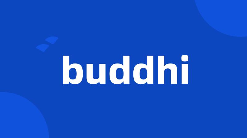 buddhi
