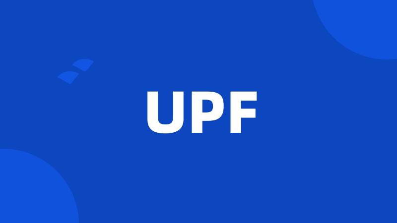 UPF