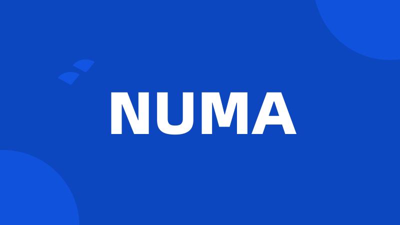 NUMA