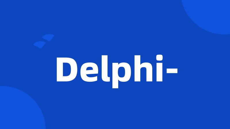 Delphi-