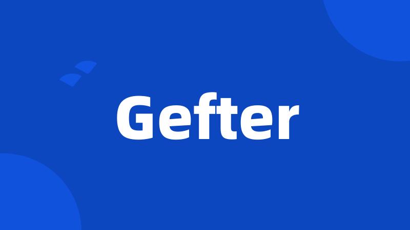 Gefter