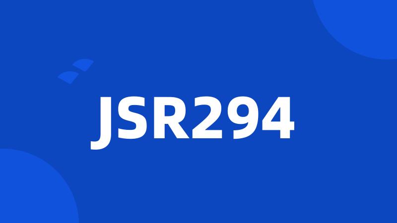 JSR294