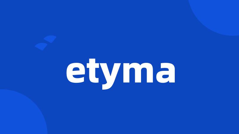 etyma