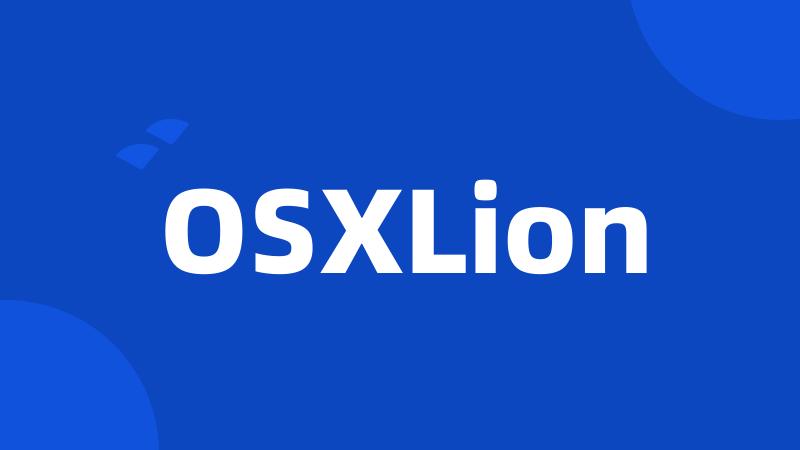 OSXLion