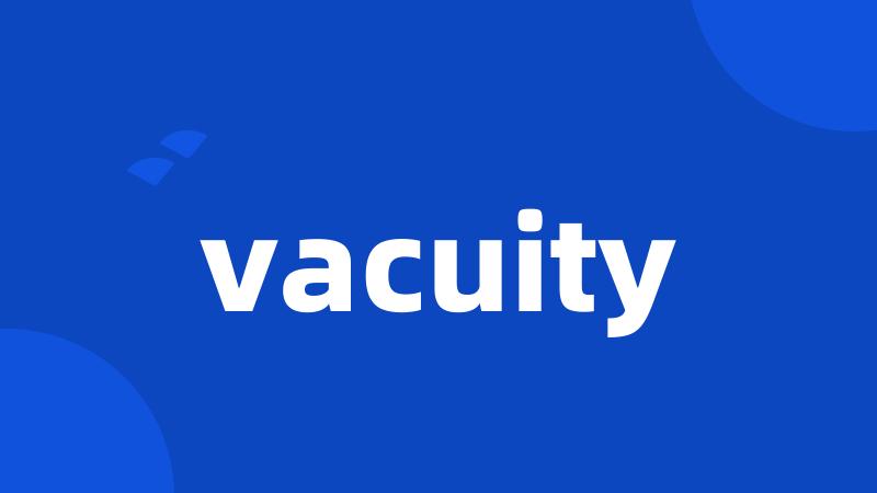vacuity