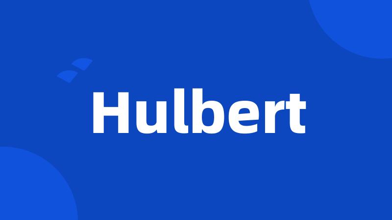 Hulbert