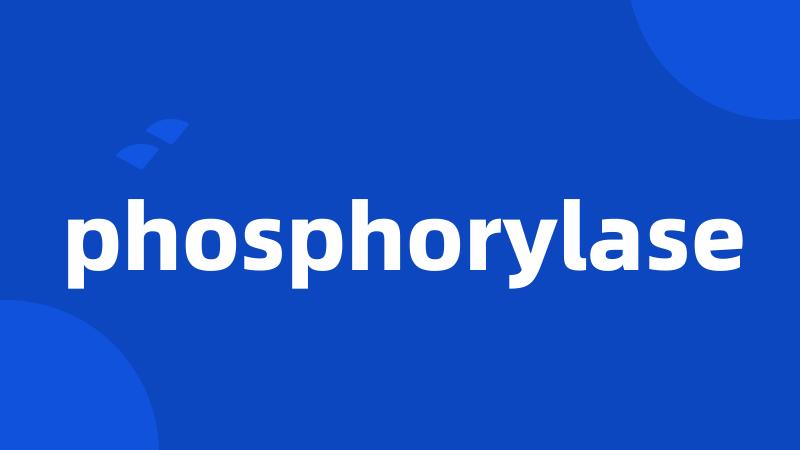 phosphorylase