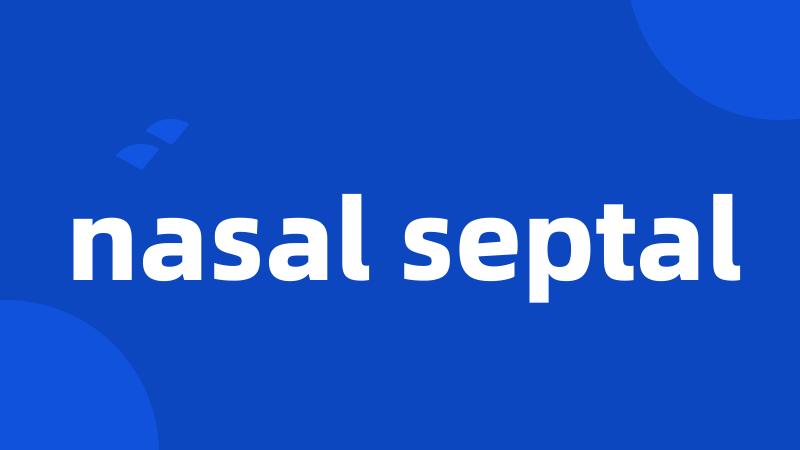 nasal septal