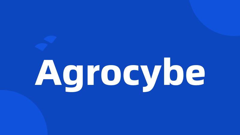 Agrocybe
