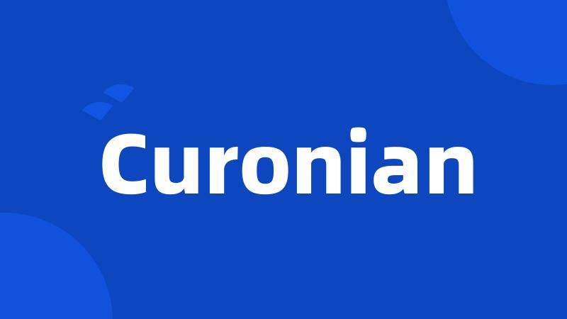 Curonian