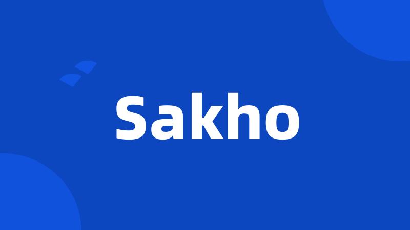 Sakho