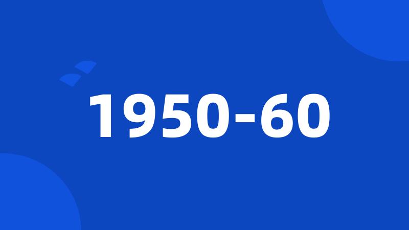 1950-60