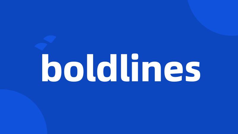 boldlines