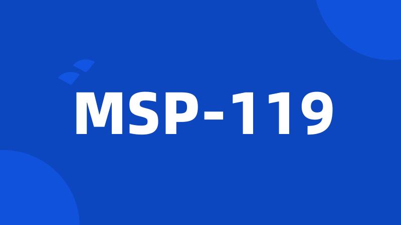 MSP-119