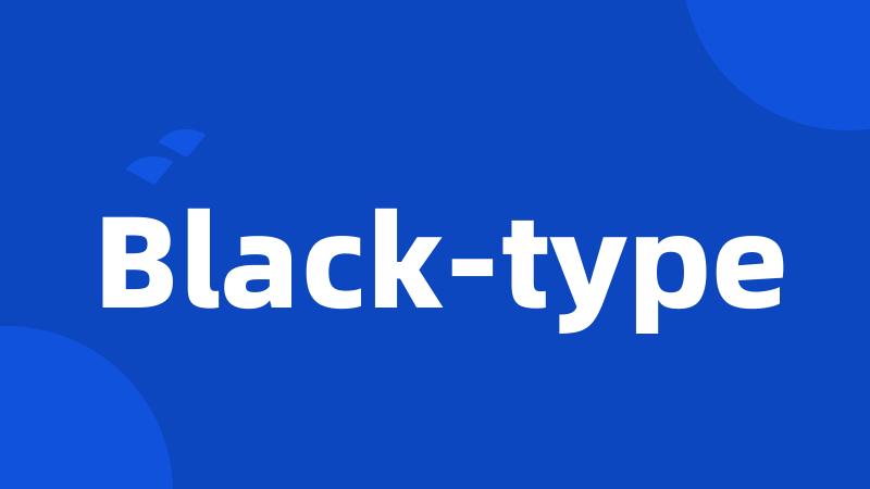 Black-type