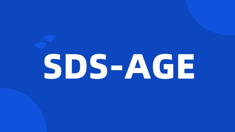 SDS-AGE
