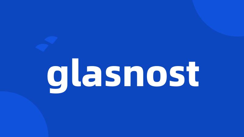 glasnost