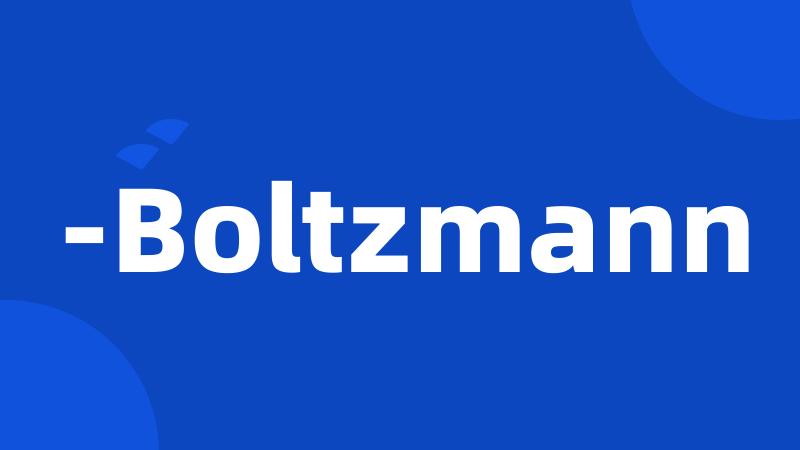 -Boltzmann