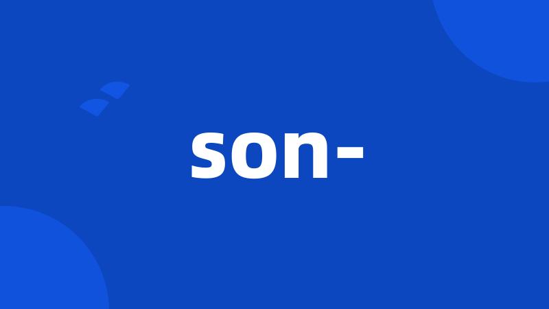 son-