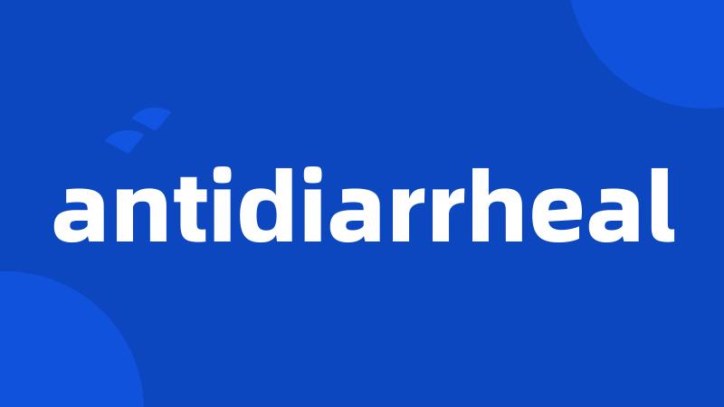 antidiarrheal