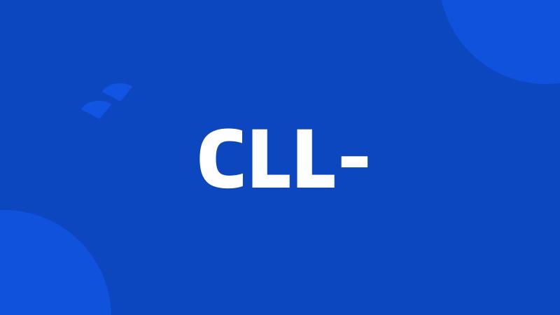 CLL-