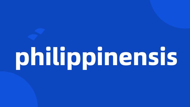 philippinensis