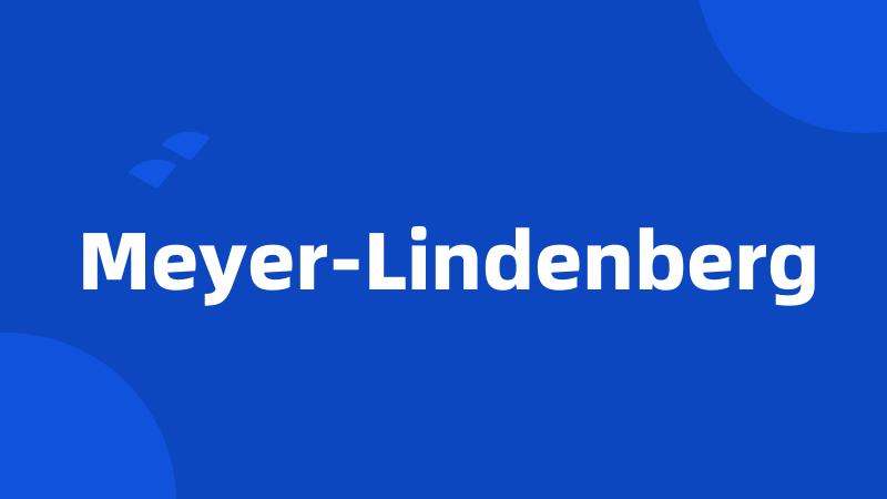 Meyer-Lindenberg