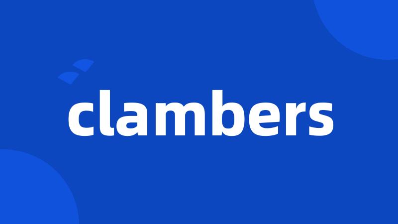 clambers
