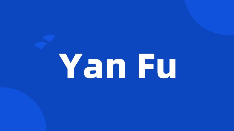 Yan Fu