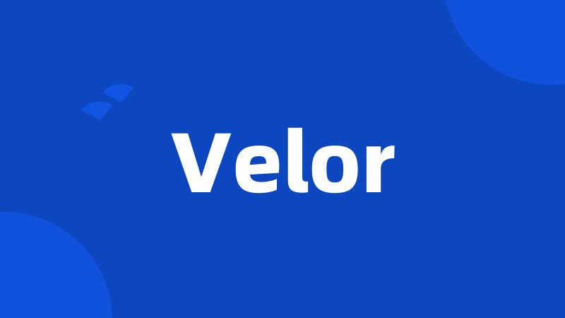 Velor