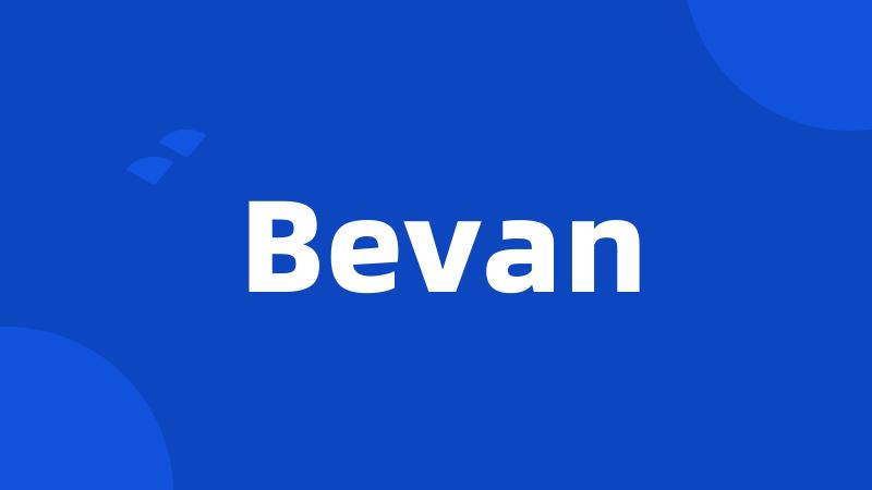 Bevan